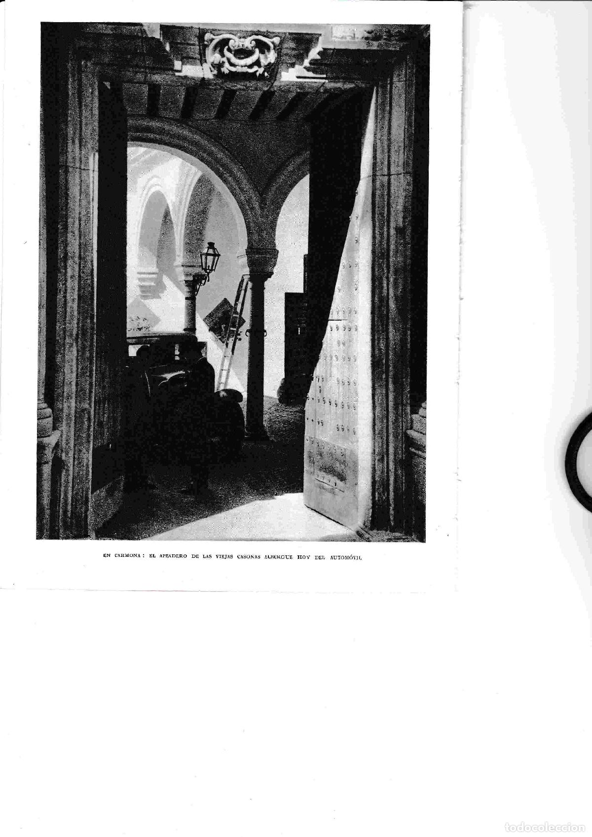 Postkarten: LAMINA 6372: El apeadero de las viejas casonas en Carmona - Jose M&ordf; Peman