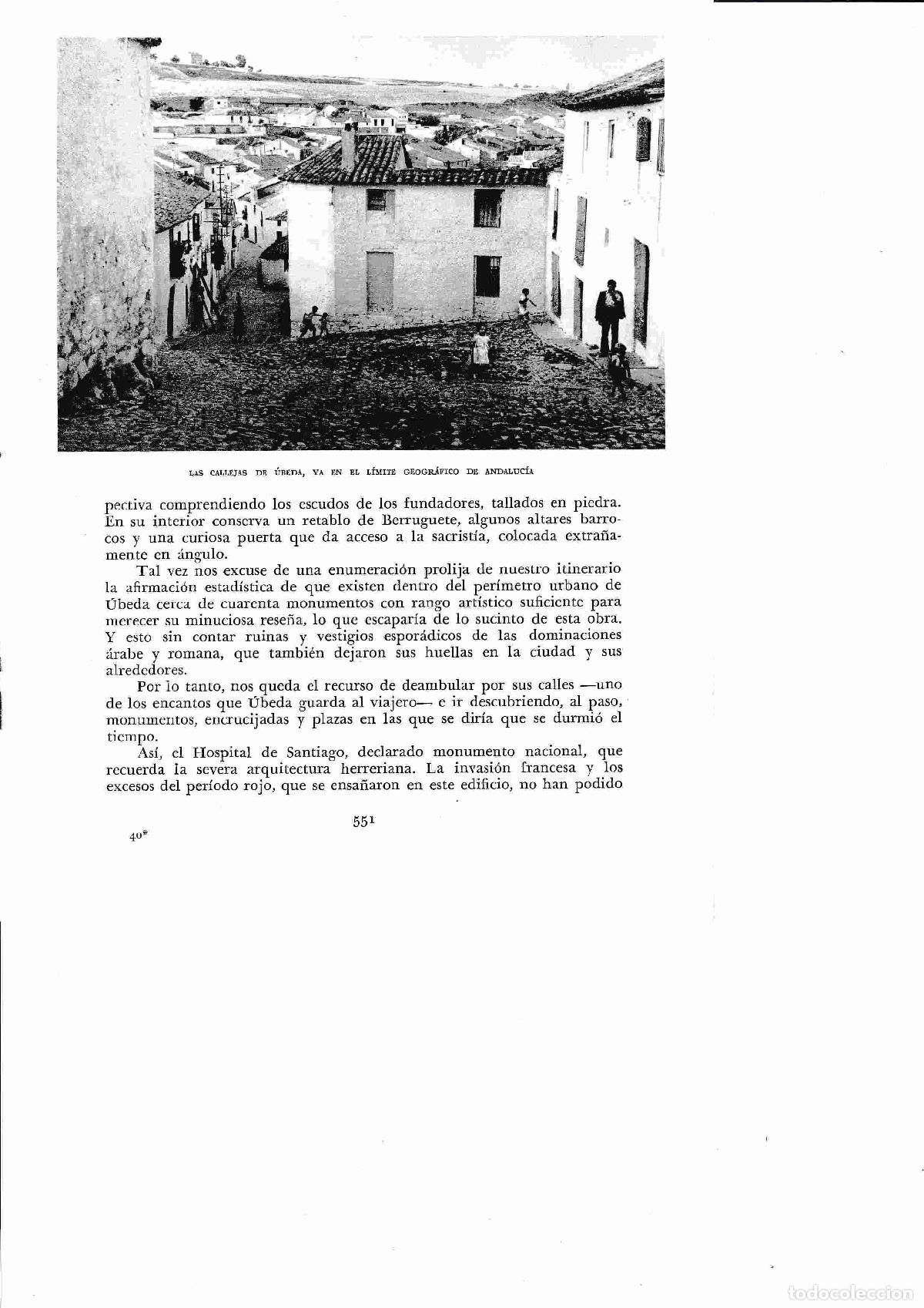 Cartoline: LAMINA 6536: Las callejas de Ubeda - Jose M&ordf; Peman