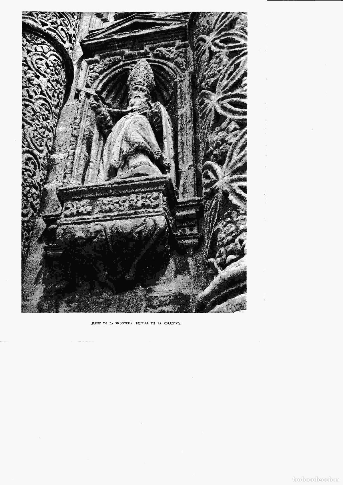 Postcards: LAMINA 6428: Jerez de la Frontera detalle de la colegiata - Jose M&ordf; Peman
