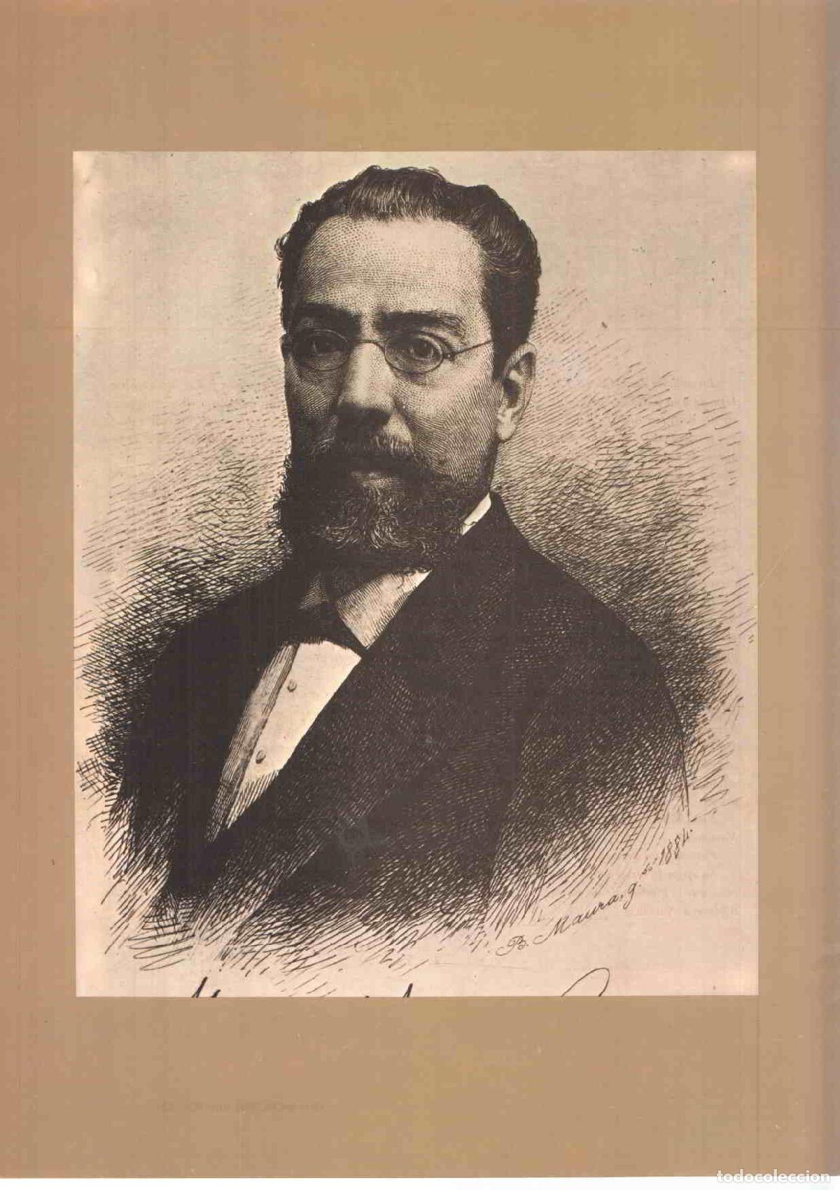 Cartoline: Lamina/sheet/feuille numerada 053: Manuel Tamayo y Baus