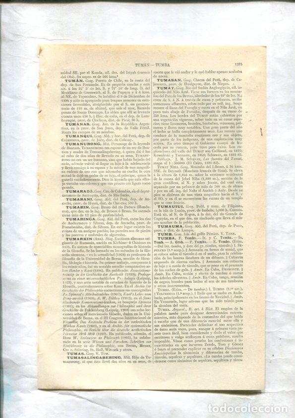 Cartes Postales: ESPASA 1928: Articulo de 47 paginas sobre Tumbas - Varios