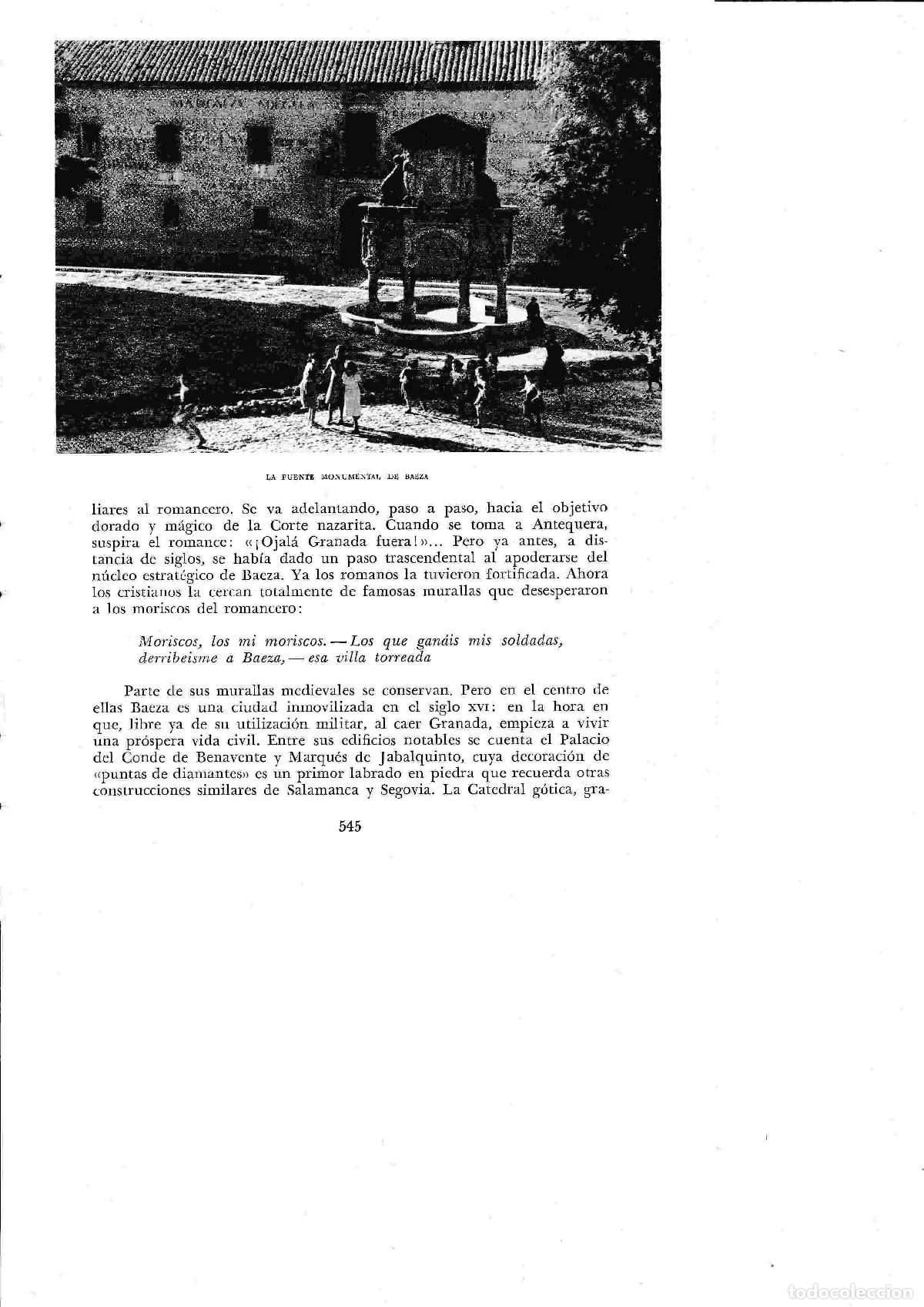 Postkarten: LAMINA 6533: Fuente monumental de Baeza - Jose M&ordf; Peman