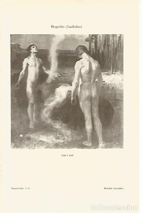 Postkarten: LAMINA ESPASA 16218: Cain y Abel por L. Hegedus - Varios