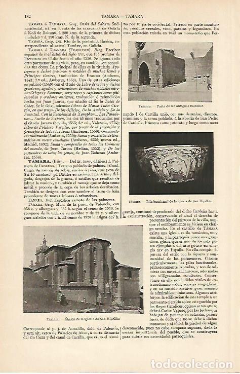 Cartoline: LAMINA ESPASA 6417: Vistas de Tamara Palencia - Varios Autores