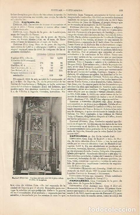 Postais: LAMINA ESPASA 8004: Iglesia de Espinar Segovia - Varios
