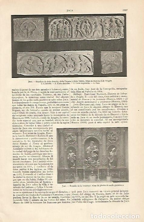 Postkarten: LAMINA ESPASA 6115: Sepulcro de do&ntilde;a Sancha en Jaca Huesca - Varios Autores