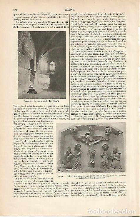 Postkarten: LAMINA ESPASA 4491: Campana del Rey Monje en Huesca - Varios Autores