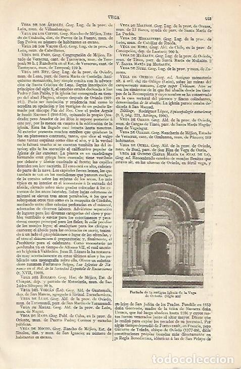 Cartoline: LAMINA ESPASA 5933: Iglesia de la Vega en Oviedo - Varios Autores