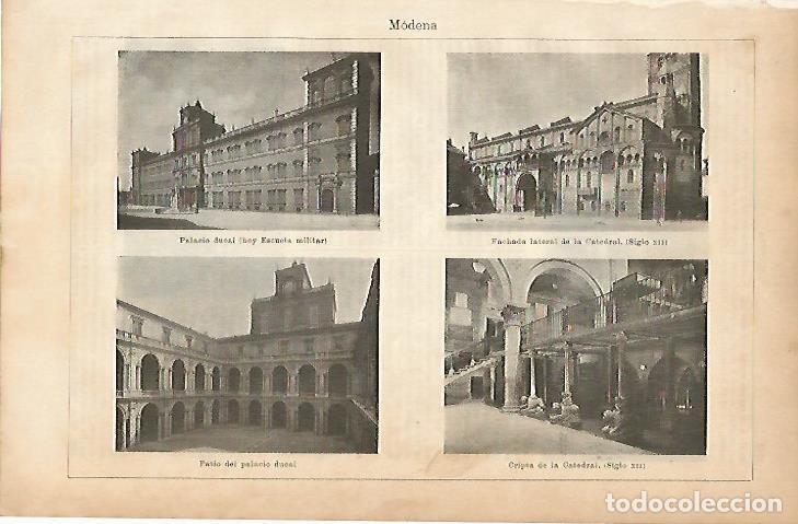 Postales: LAMINA ESPASA 5304: Modena Italia - Varios Autores