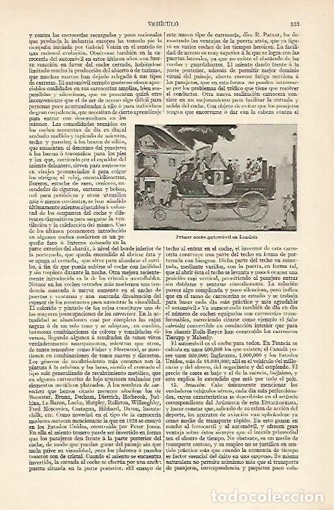 Postcards: LAMINA ESPASA 5947: Primer automovil de Londres - Varios Autores