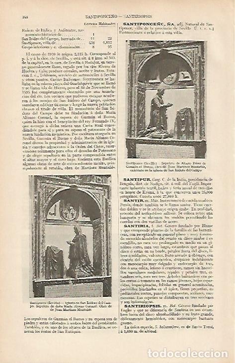 Postcards: LAMINA ESPASA 19476: Santiponce Sevilla - Varios