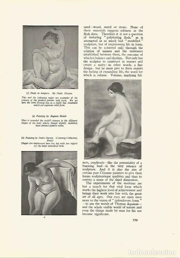 Postcards: LAMINA 7286: Nude in tempera por Pablo Picasso - Varios