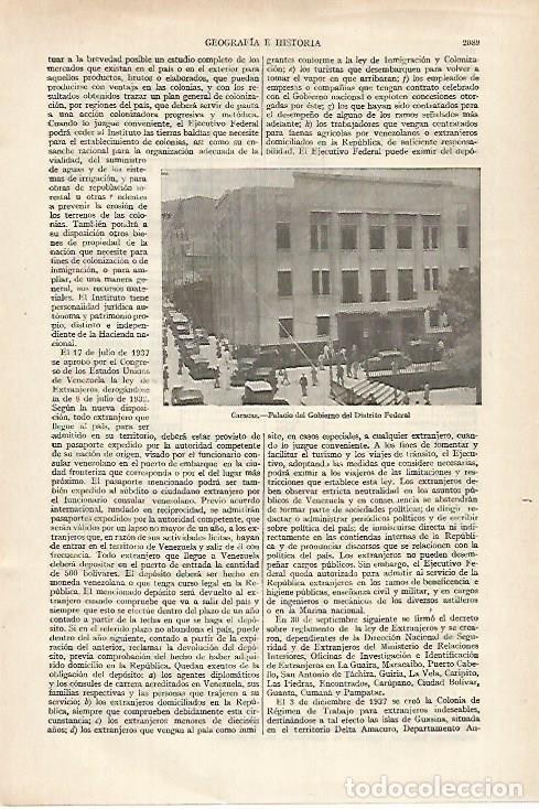 Postcards: LAMINA ESPASA 27364: Palacio del Gobierno del Distrito Federal en Caracas - Varios