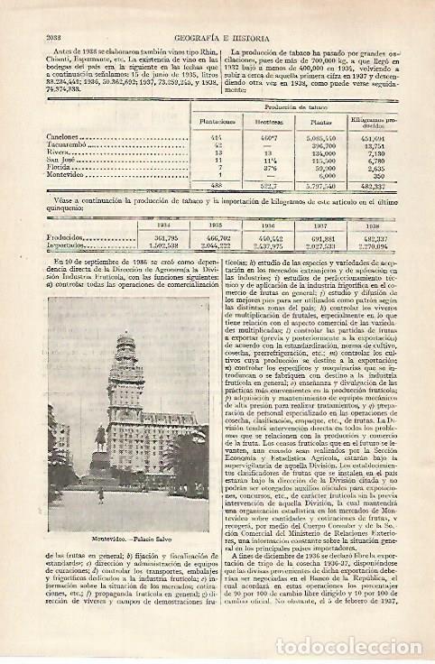 Cartoline: LAMINA ESPASA 27357: Palacio Salvo de Montevideo - Varios