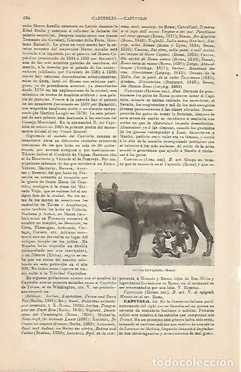 Postkarten: LAMINA ESPASA 4258: La Loba del Capitolio de Roma - Varios Autores