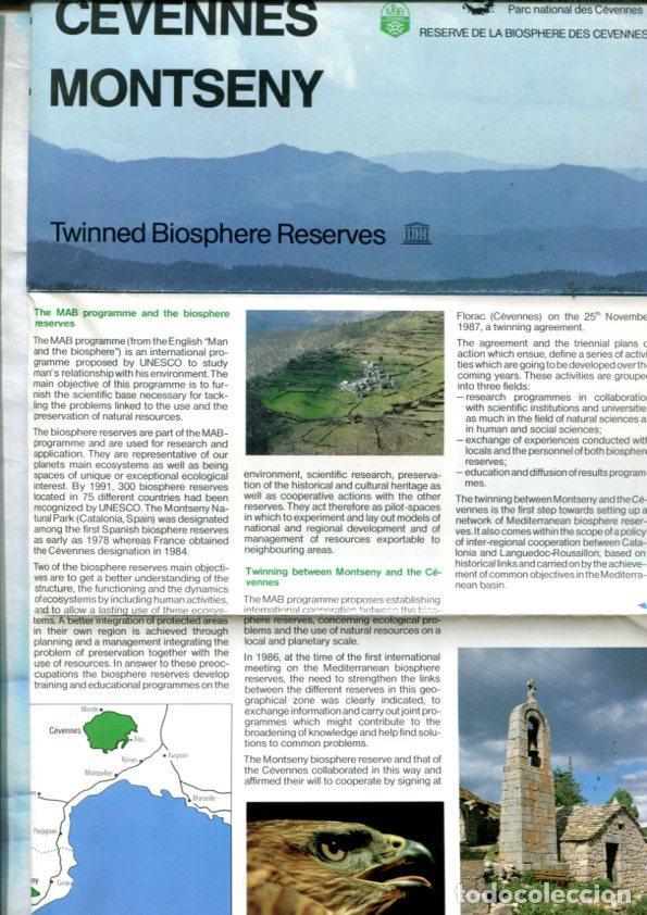 Cartes Postales: Propaganda Reserva de la biosfera del Montseny: Montseny-Cevennes