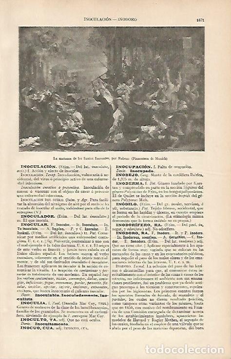 Postcards: LAMINA ESPASA 4623: La matanza de los santos inocentes de Rubens - Varios Autores