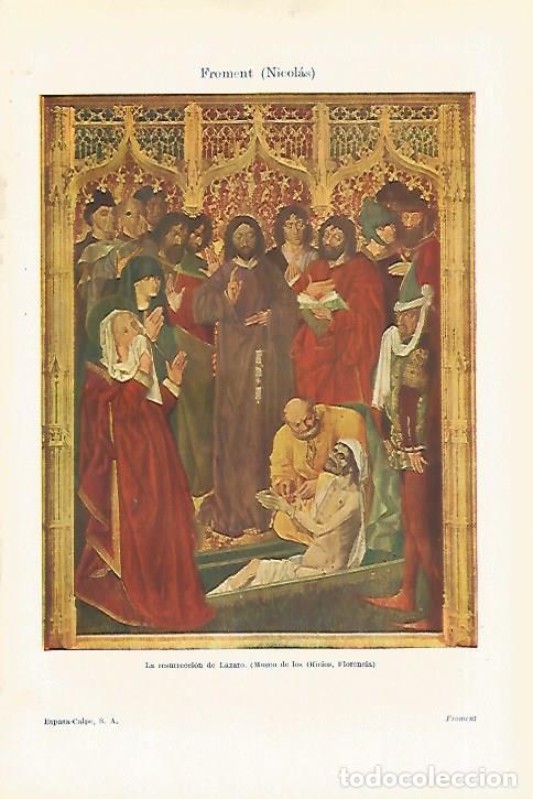 Postcards: LAMINA ESPASA 27535: La resurreccion de Lazaro por N. Froment - Varios