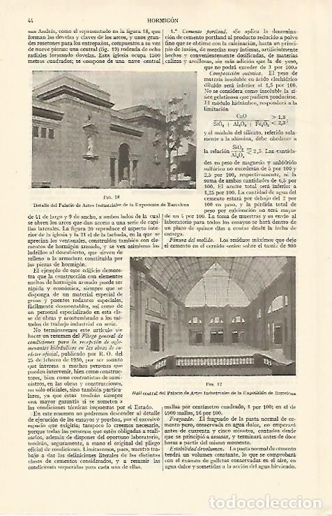 Cartoline: LAMINA ESPASA 19700: Palacio de las Artes Industriales en la Exposicion de Barcelona - Varios