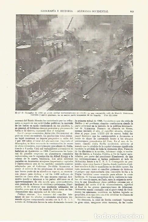 Postkarten: LAMINA ESPASA 27666: Avion norteamericano estrellado en Munich en 1960 - Varios
