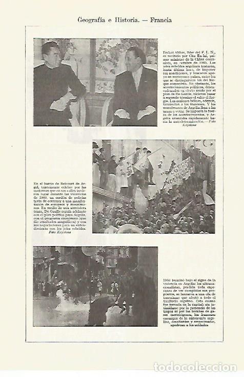 Postales: LAMINA ESPASA 27704: Manifestaciones en Argel - Varios