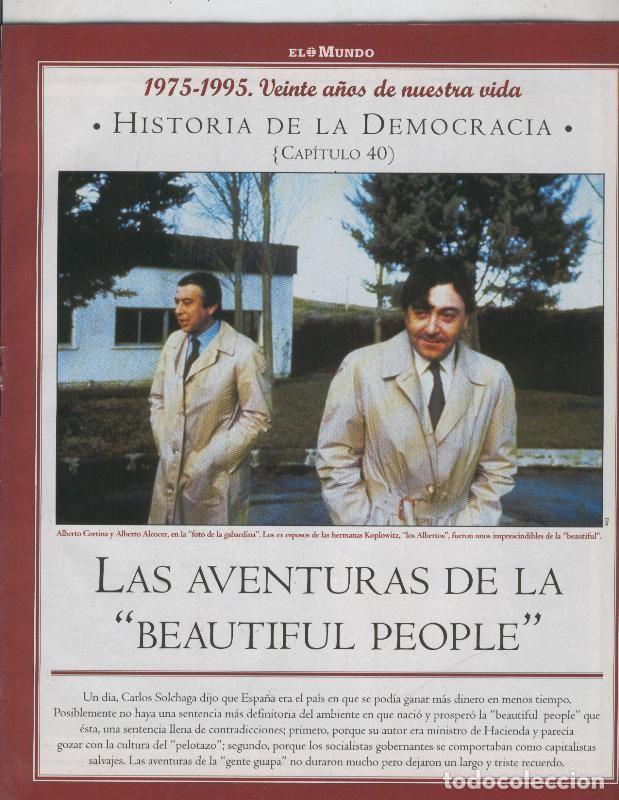 Postcards: Historia de la Democracia 1975-1995: fasciculo numero 40: las aventuras de la Beautiful People - Var