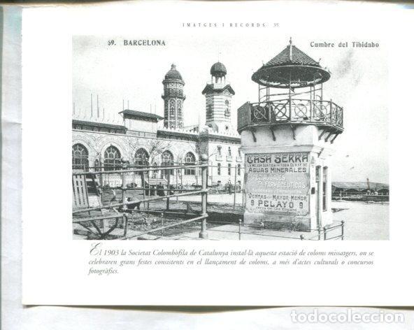 Postcards: El Tibidabo de Barcelona: imagtes i records, paginadas 35 y 36 - varios