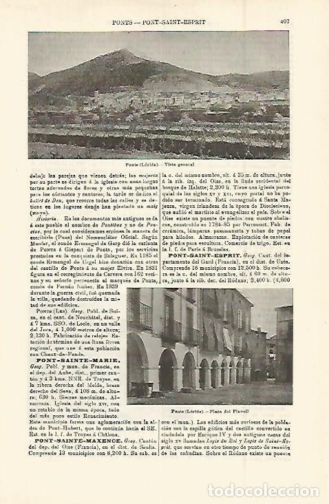 Postkarten: LAMINA ESPASA 15248: Vista general de Ponts Lleida - Varios