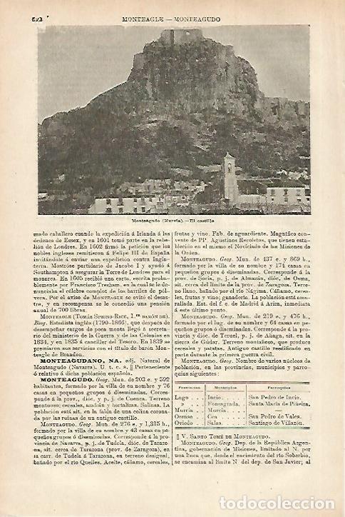 Postales: LAMINA ESPASA 27985: Castillo de Monteagudo Cuenca - Varios