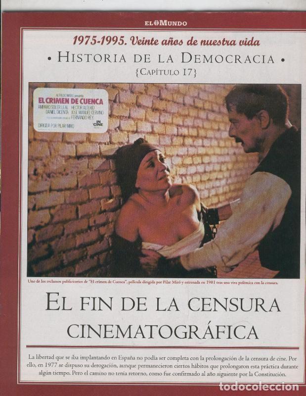 Postcards: Historia de la Democracia 1975-1995: fasciculo numero 17: El fin de la censura cinematografica - Var
