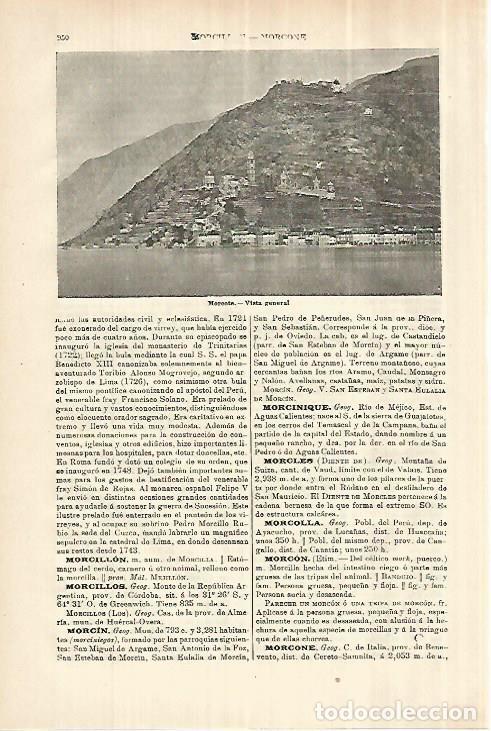 Postcards: LAMINA ESPASA 28087: Vista de Morcote Colombia - Varios