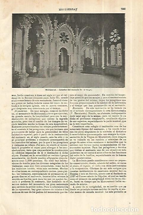 Postcards: LAMINA ESPASA 28064: Camarin de la Virgen de Montserrat Barcelona - Varios