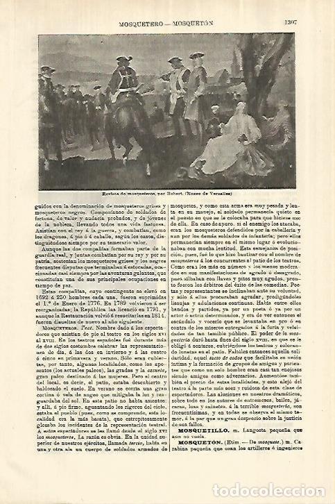Postkarten: LAMINA ESPASA 28155: Revista de mosqueteros por Robert - Varios