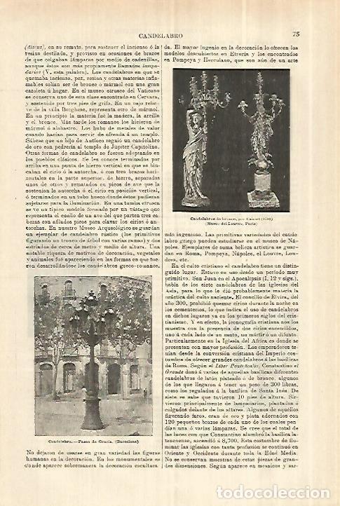 Postkarten: LAMINA ESPASA 28199: Candelabro en el Paseo de Gracia de Barcelona - Varios