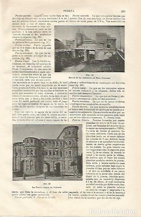 Postkarten: LAMINA ESPASA 23084: Puerta de los Alemanes en Metz - Varios