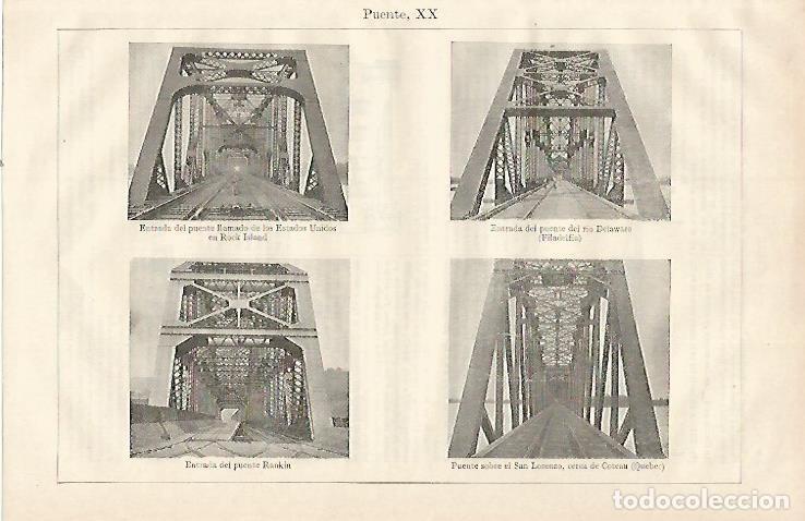 Postkarten: LAMINA ESPASA 23067: Puente de Rock Island Filadelfia Rankin y Coteau en Quebec - Varios