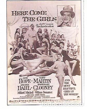 Cartes Postales: CROMO CINE 1316: AQUI LLEGAN LAS CHICAS - Varios