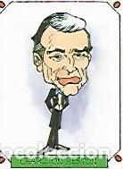 Postales: CROMO 2368: CARICATURAS 22: CHARLTON HESTON - Varios