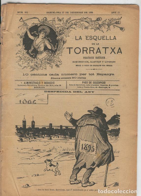 Postales: La esquella de la Torratxa numero 0885 del 27.12.1895 - Varios
