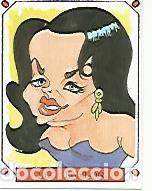 Postcards: CROMO 2453: CARICATURAS 22: LIZ TAYLOR - Varios