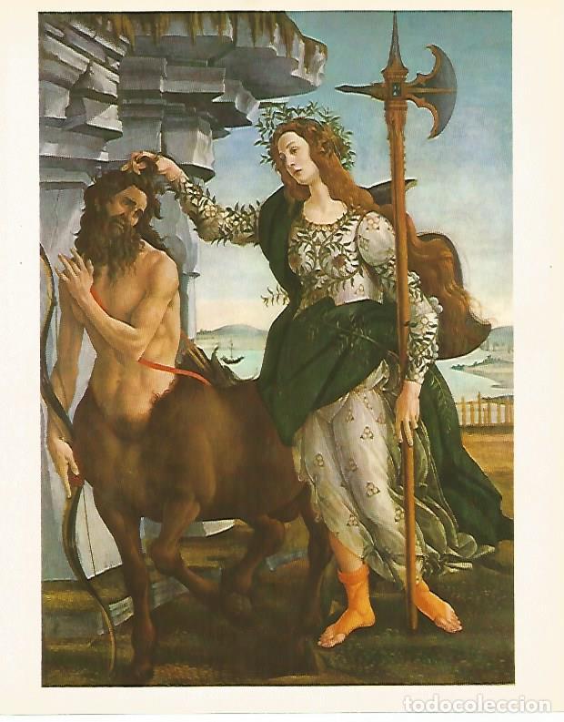 Postkarten: LAMINA LAROUSSE 70236: Minerva y el centauro por Botticelli - Varios