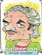 Cartoline: CROMO 2457: CARICATURAS 22: OMAR SHARIFF - Varios
