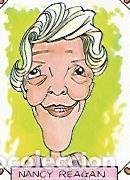 Cartes Postales: CROMO 2467: CARICATURAS 22: NANCY REAGAN - Varios