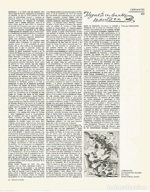 Cartoline: LAMINA LAROUSSE 70330: Firma de Miguel de Cervantes - Varios