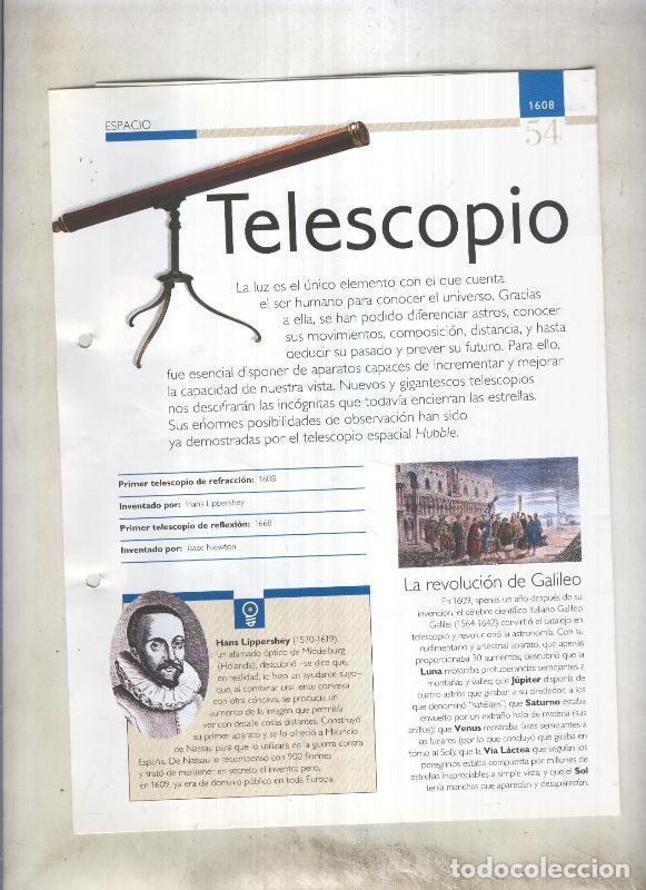 Cartoline: Telescopio: son 4 paginas y - varios