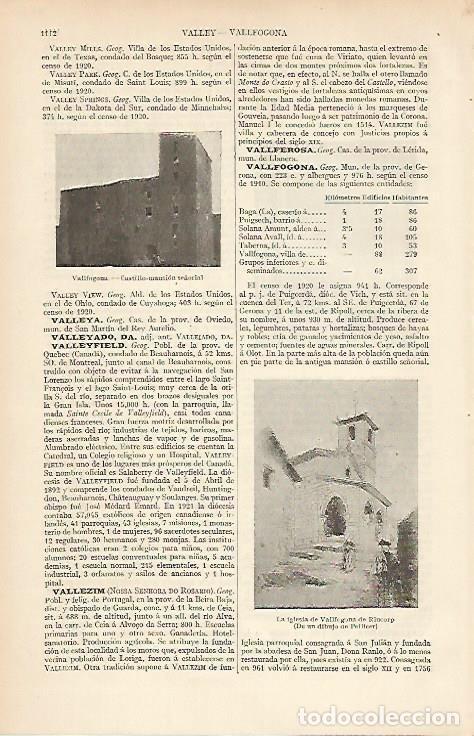 Postais: LAMINA ESPASA 4820: Castillo de Vallfogona Girona - Varios Autores