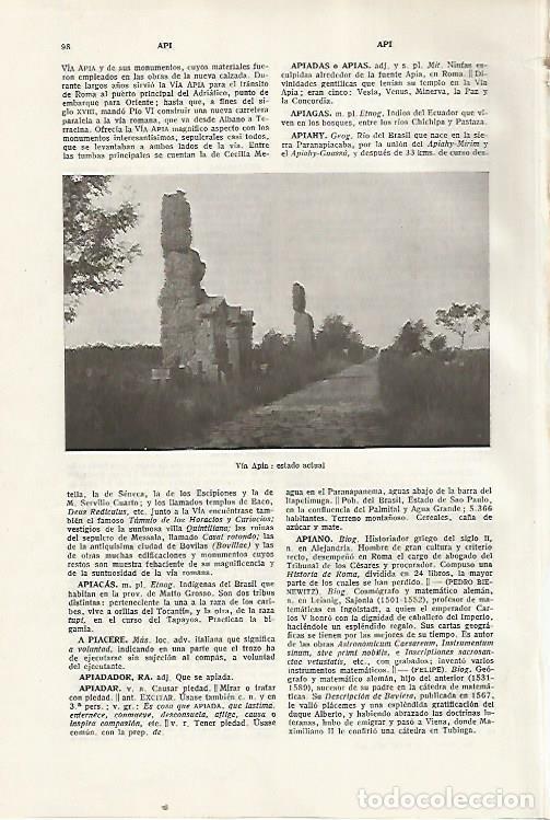 Postales: LAMINA SALVAT 80245: Via Apia - Varios