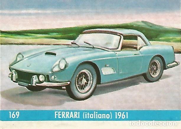 Postales: CROMO CHOCOLATES LAS COMAS - Auto al dia no 169 - Ferrari 1961 - Varios