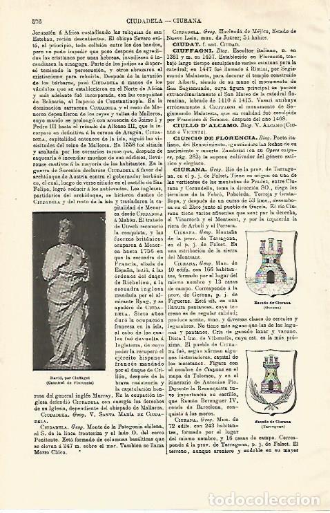 Postkarten: LAMINA ESPASA 28630: Escudo de Ciurana Girona y Tarragona - Varios