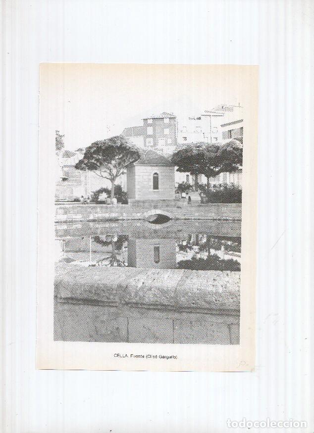 Cartes Postales: Historia de Aragon: lamina numero 050: Cella (fuente) y Cerler (torre de la iglesia) -